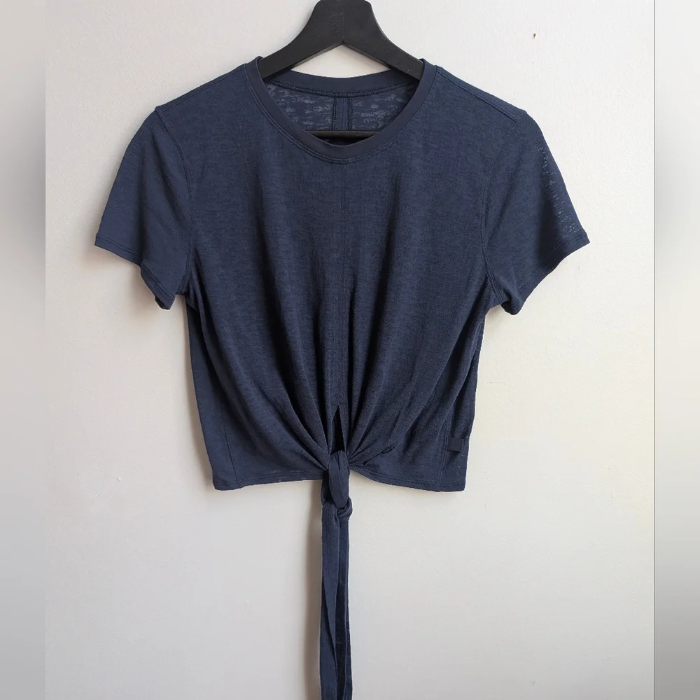 Lululemon Tie-Waist Breathable Short-Sleeve Shirt - Picture 6 of 11